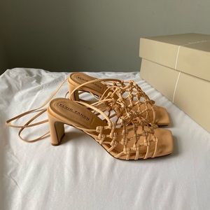 Anthropologie Elvio Zanon Strappy Heels